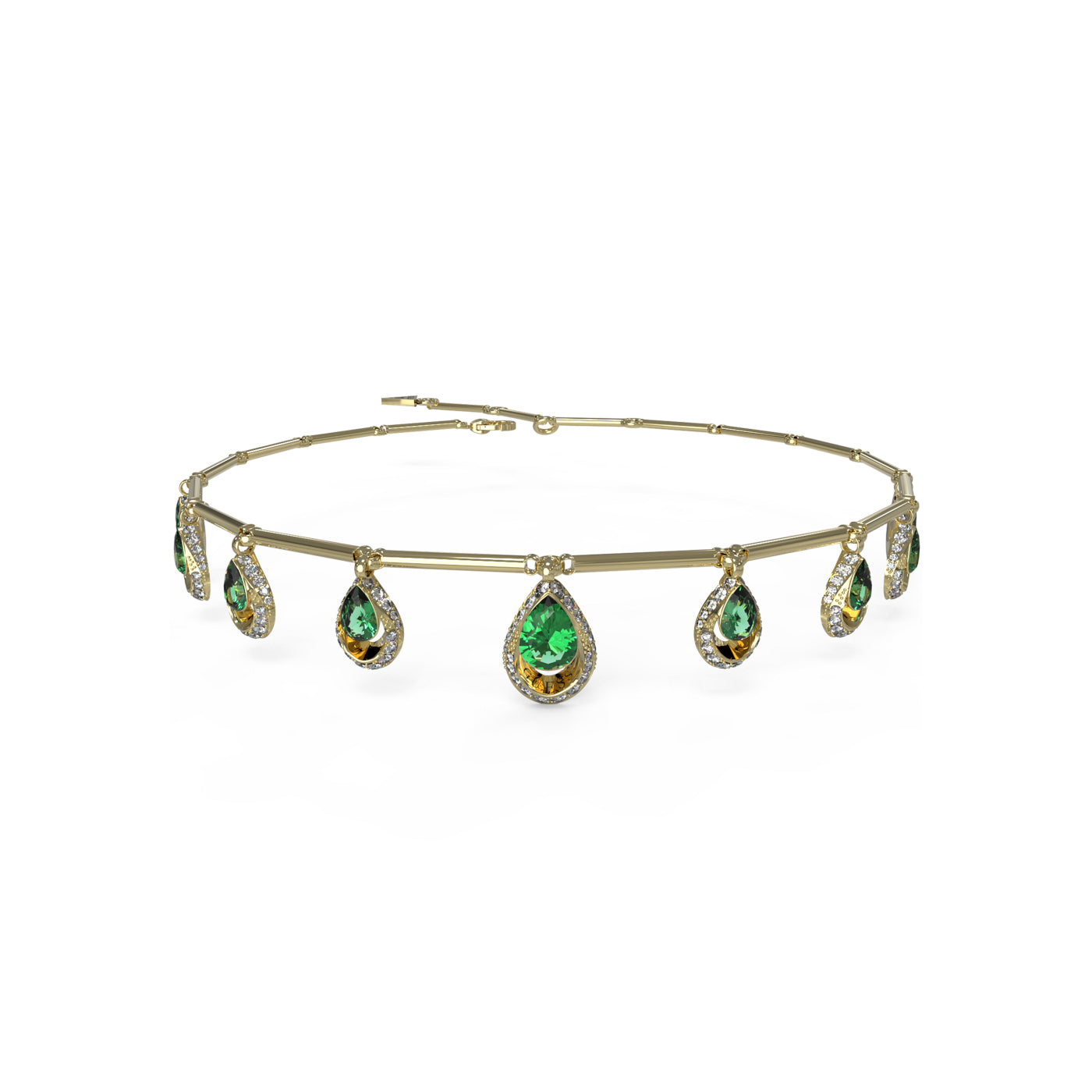 GUESS Lollipop Gold Necklace JUBN03381JWYGEMT-U