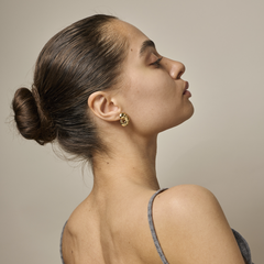 ENAMEL Copenhagen Recycled 925 Sterling Silver Gold Plated Earrings E442G