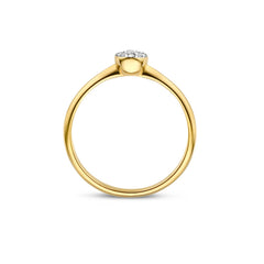 Isabel Bernard De la Paix Viviane 14 karat gold ring with diamond 0.11 carat IBD330037-50