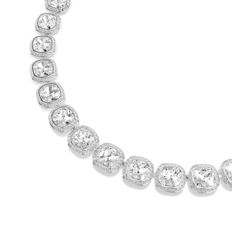 Swarovski Una Angelic Cushion Halskette in Silberoptik 5751326-zoom-