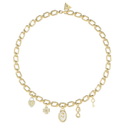 Guess Love Bites Gold-coloured Necklace JUBN06041JWYGT-U
