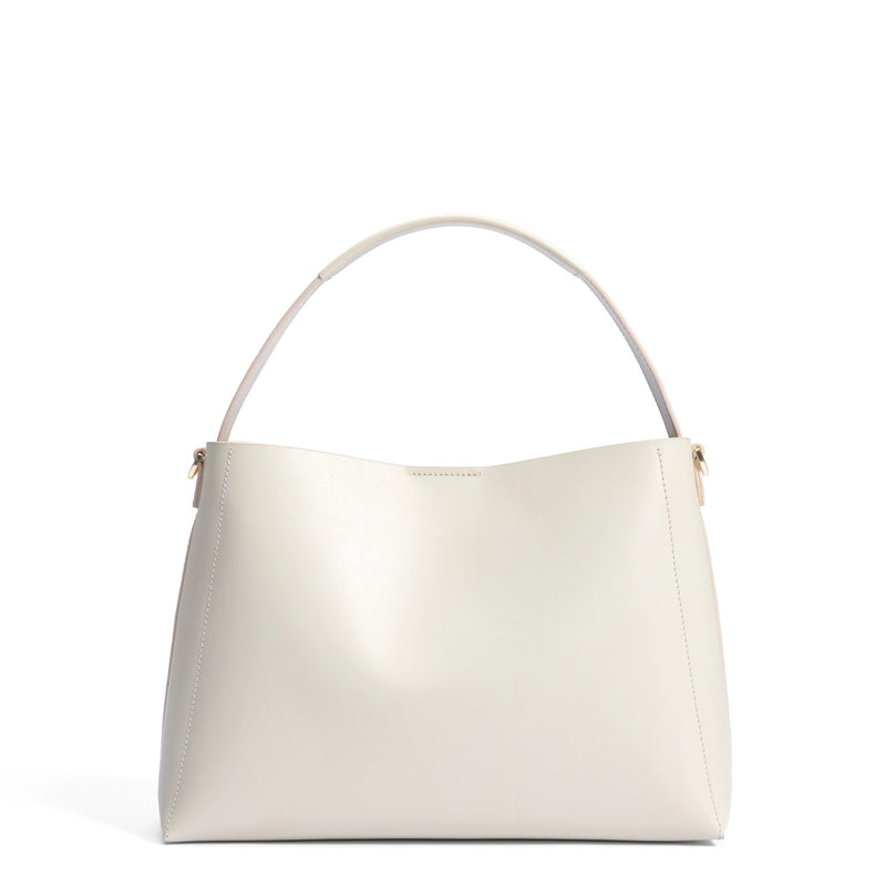 Isabel Bernard Montmartre Béatrice cremefarbene Ledertasche aus Naturleder IB25095-370-zoom-