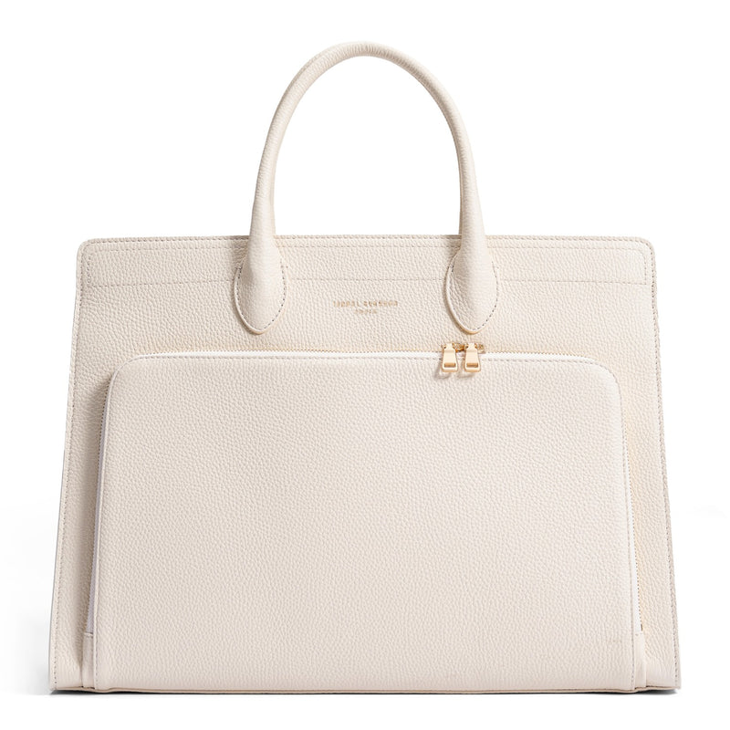 Isabel Bernard Honoré Nadine Creme Kalbsleder Handtasche IB25052-zoom-