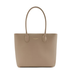 Isabel Bernard Honoré Lysanne Taupe Calfskin Shopper IB25023