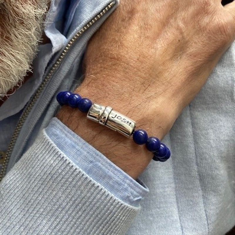 Josh Blau Armband 09285-BRA-S/LAPISLAZ/M-zoom-