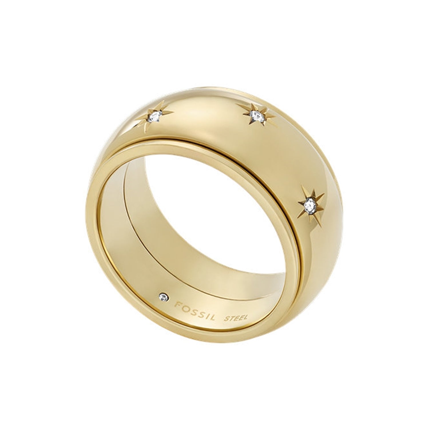 Fossil Sadie Gold Coloured Ring JF048357107
