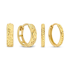 Isabel Bernard Cadeau d'Isabel 14 karat gold earring set IB90177