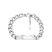 Diesel D Logo Stainless Steel Unisex Bracelet DX1663040