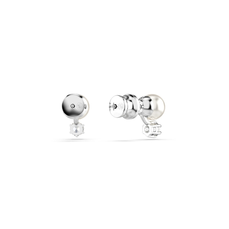 Swarovski Matrix Silver Coloured Ear Studs 5694225-zoom-