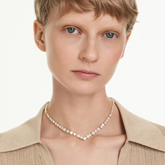 Swarovski Mesmera Gold Coloured Necklace 5743826