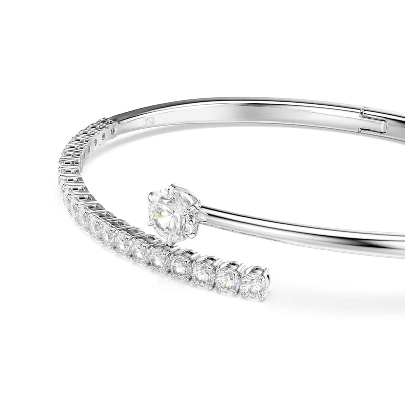 Swarovski Matrix Crash Silberfarbenes offenes Armband 5753571-zoom-