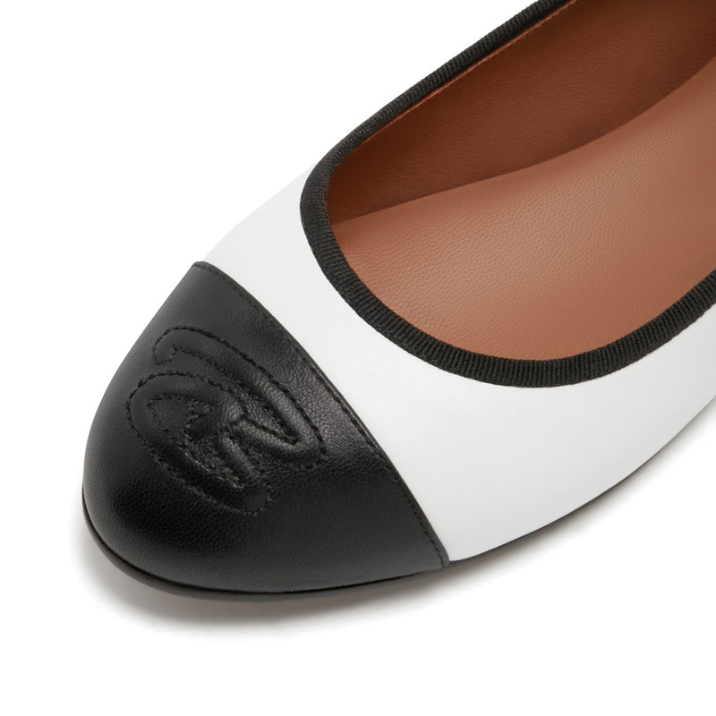 Isabel Bernard Vendôme Ynes Weiß Kalbsleder Ballerinas IB51011-071-36-zoom-
