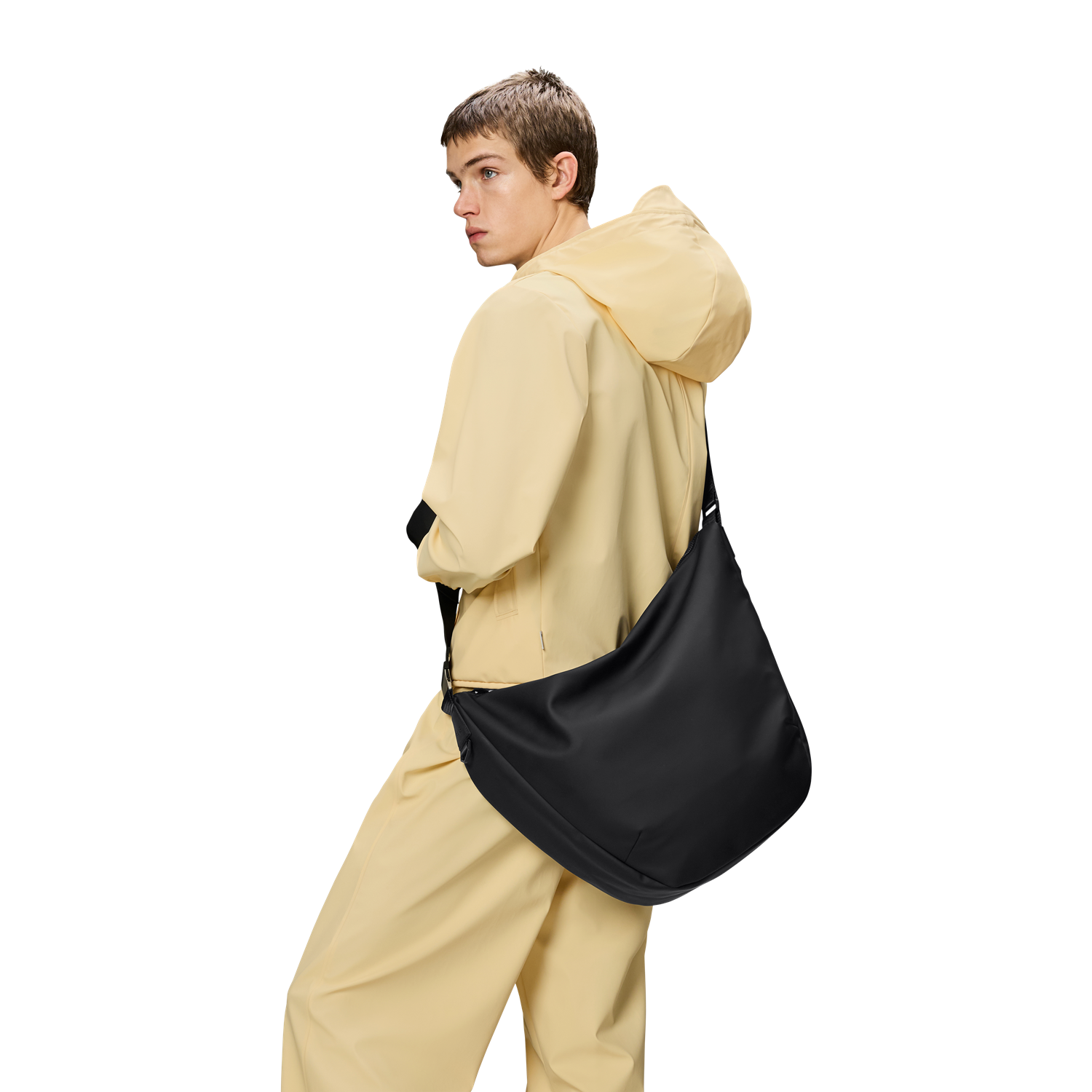 Rains Valera Black Shoulder Bag Large R13120-01