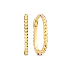 Beloro Jewels La Rinascente Elena 9 karat gold hoop earrings (10.5 mm) BO360070