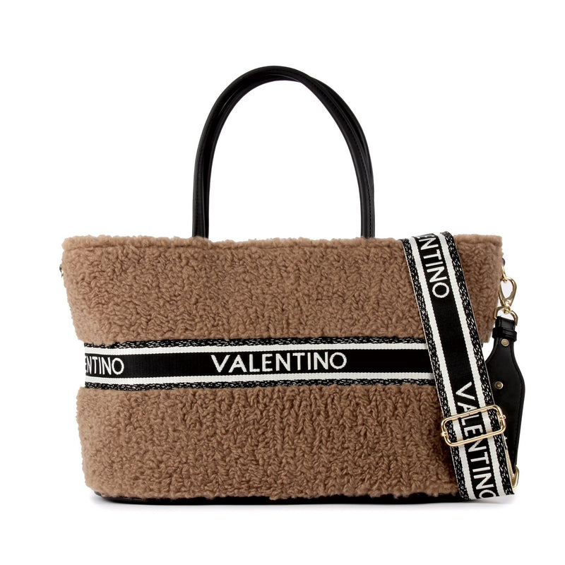 Valentino Bags Jane Taupe-Schwarzer Shopper VBSAC001G51-zoom-