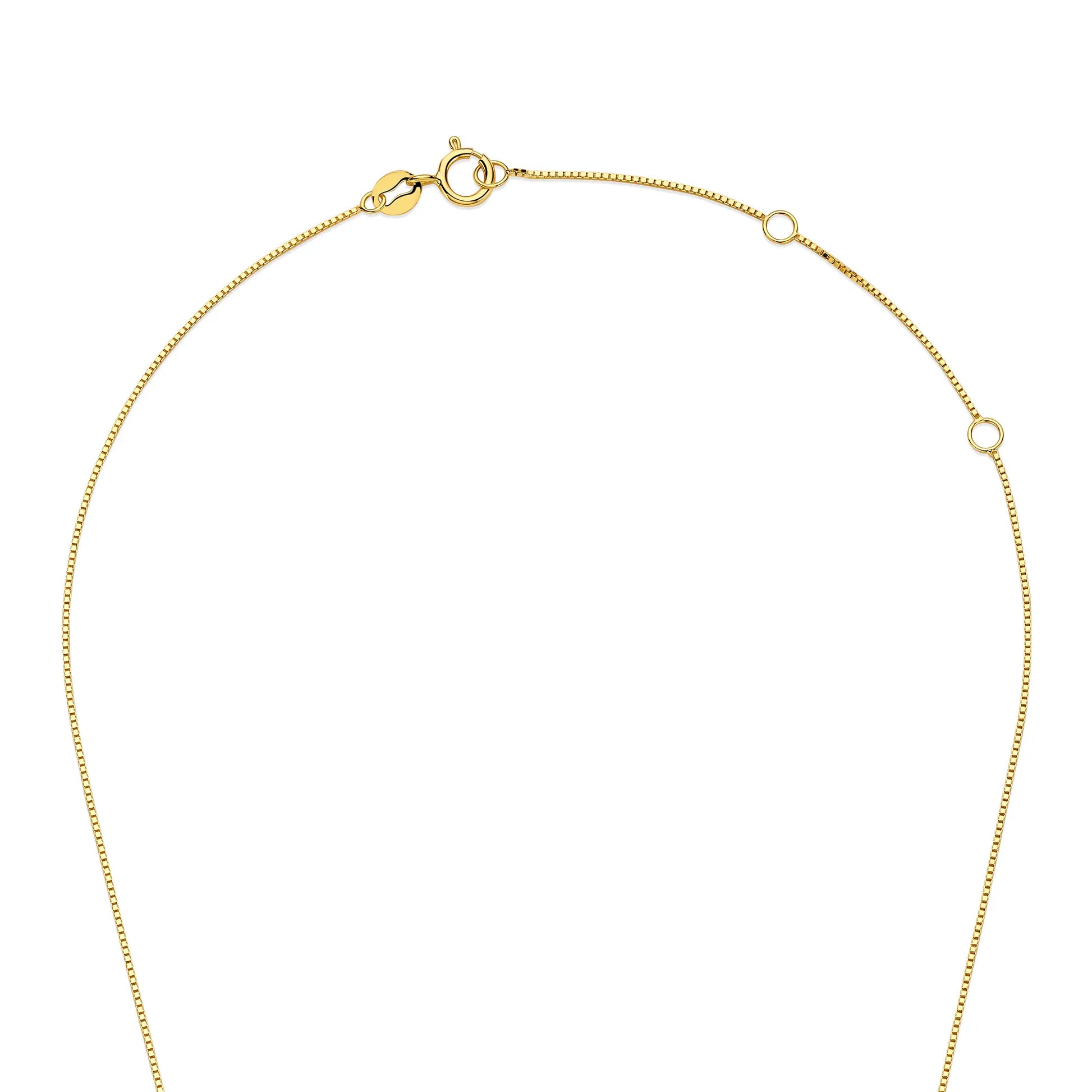 Isabel Bernard Étoiles d’Or Cancer 14 Carat Gold Venetian Necklace With Horoscope IB340181