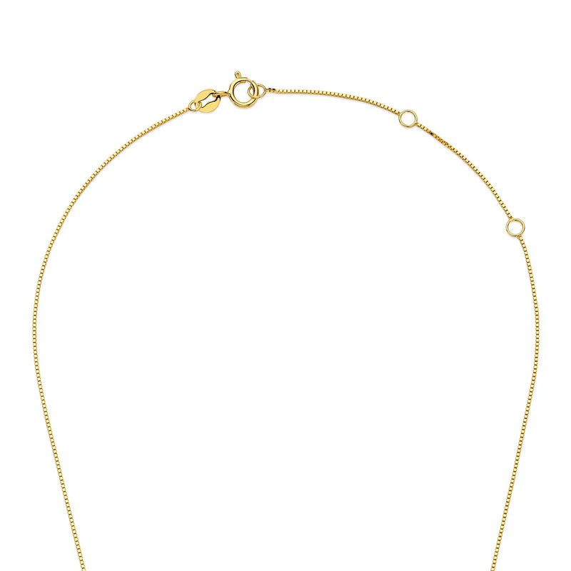 Isabel Bernard Étoiles d’Or Cancer 14 Carat Gold Venetian Necklace With Horoscope IB340181-zoom-