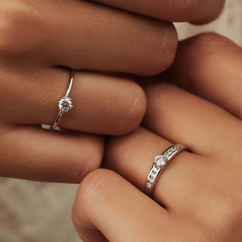 Isabel Bernard Saint Germain Estee 14 Karat | Weißgold Ring IB330073-50-zoom-