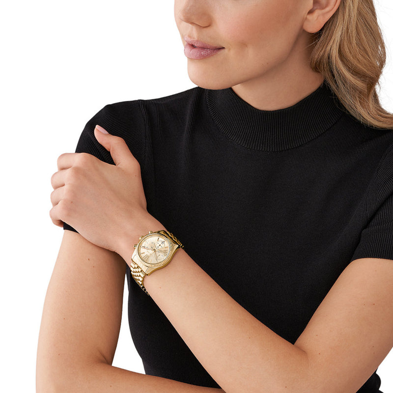 Michael Kors Lexington damen Uhr Gold MK7378-zoom-