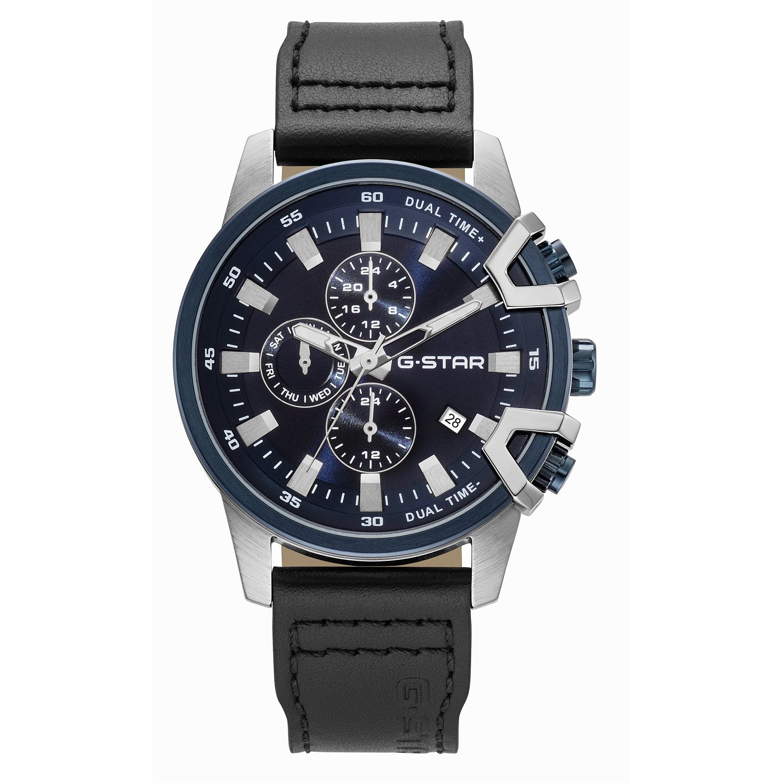 G-STAR Bend3D Blue Silver-Tone Men's Watch GSW.505.02