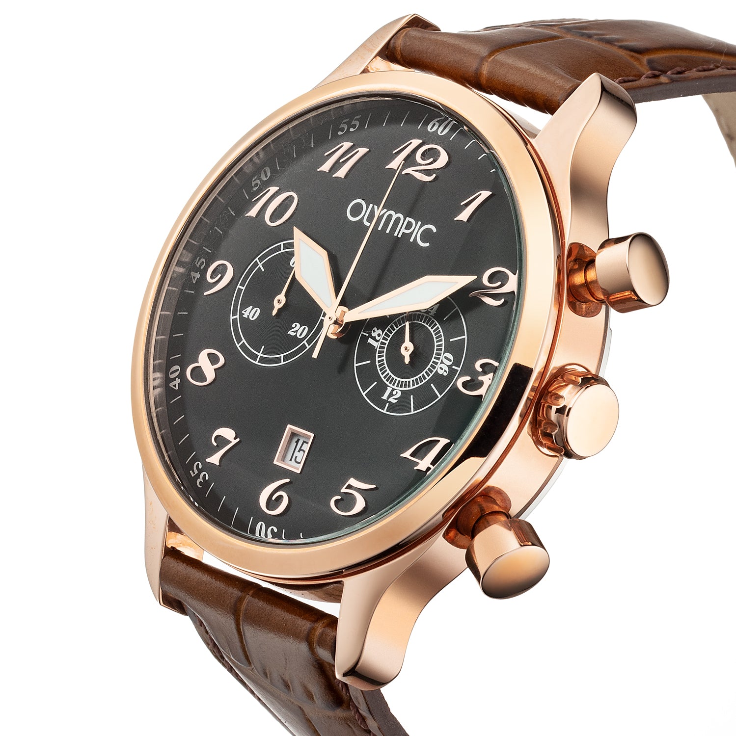 Olympic Black Men's Watch 2002-OL82HDL004