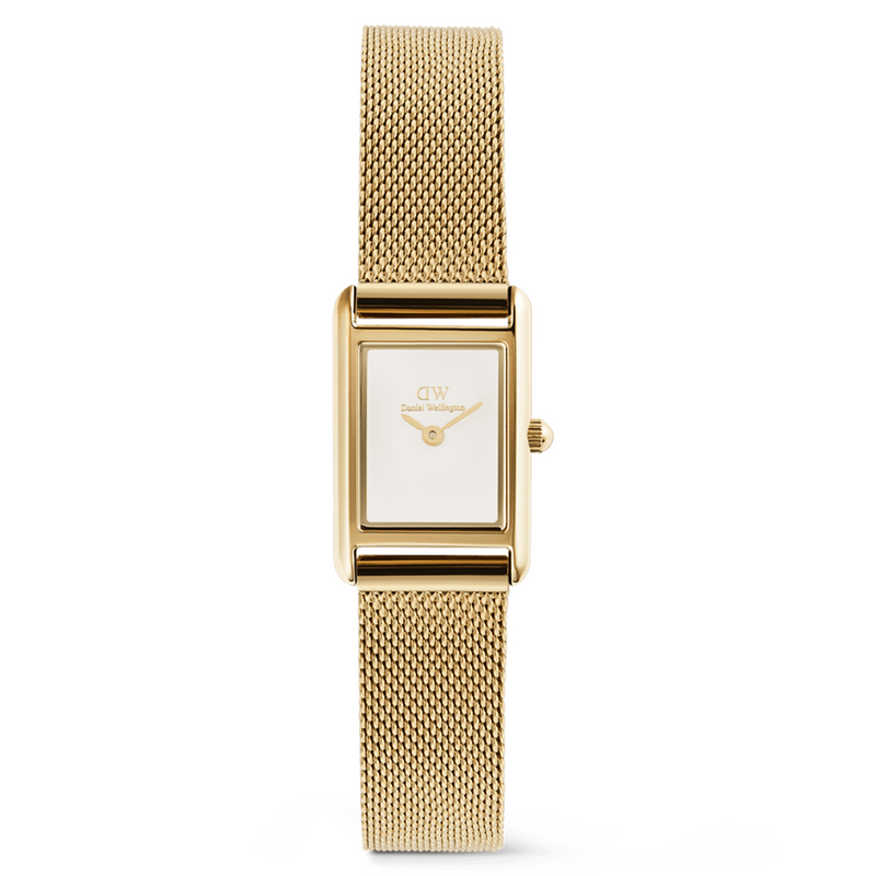 Daniel Wellington Bound Mini Evergold Weiß Damen Uhr DW00100928-zoom-