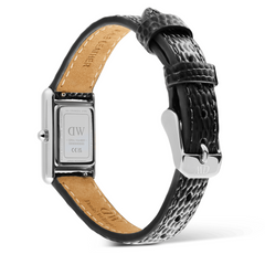 Daniel Wellington Bound Mini Black Lizard Silver Women's Watch DW00100901