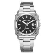 G-STAR Cube Silberfarbene Herrenuhr GSW.508.05
