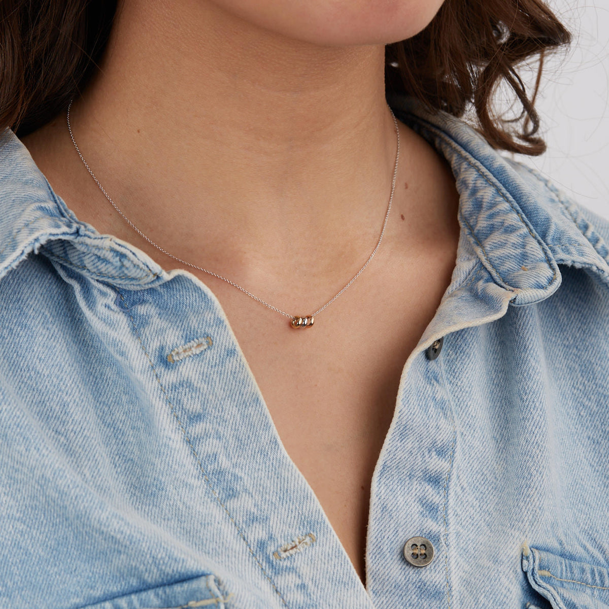 Blush Gold Necklace 3055WYR
