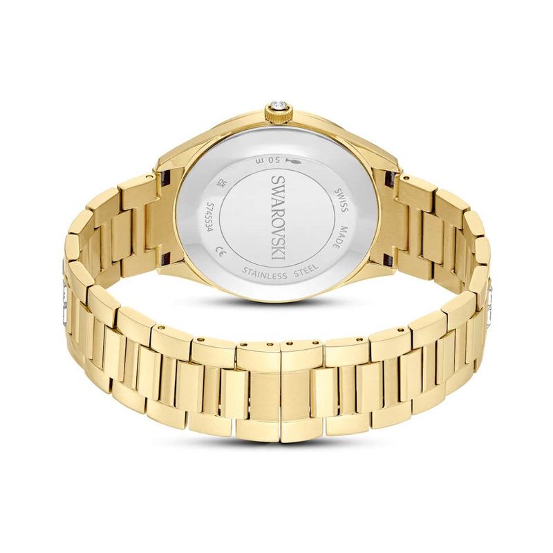 Swarovski Matrix Goldfarbene Uhr 5745534-zoom-