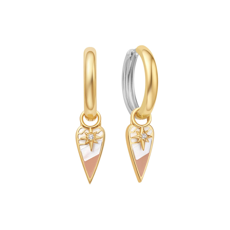 Ania Haie Pop Charms 925 Sterling Silberen Meerfarbene Ohrringe AH-E048-01T-zoom-