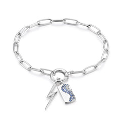 Ania Haie Pop Charms Silver Bracelet AH-B048-01H