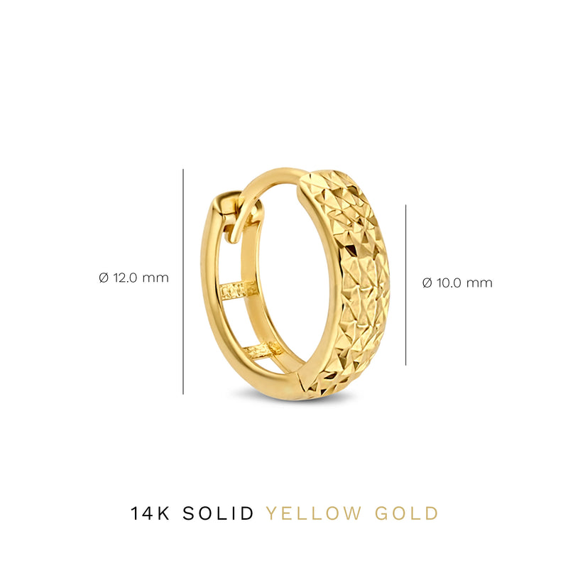 Isabel Bernard Rivoli Laura 14 Karat | Gold Reif-Ohrringe IB360142-zoom-