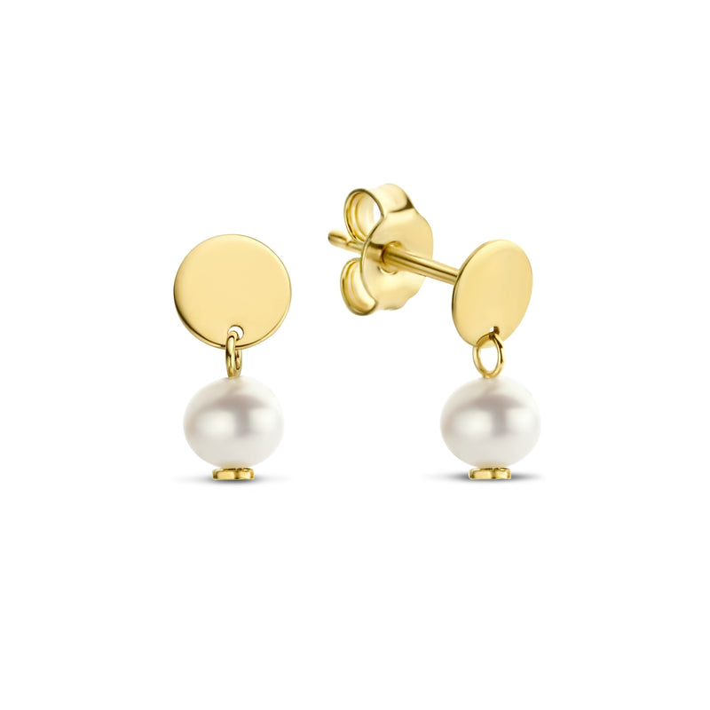 Isabel Bernard 585er Golden Belleville Luna Ohrringe IB360037-zoom-