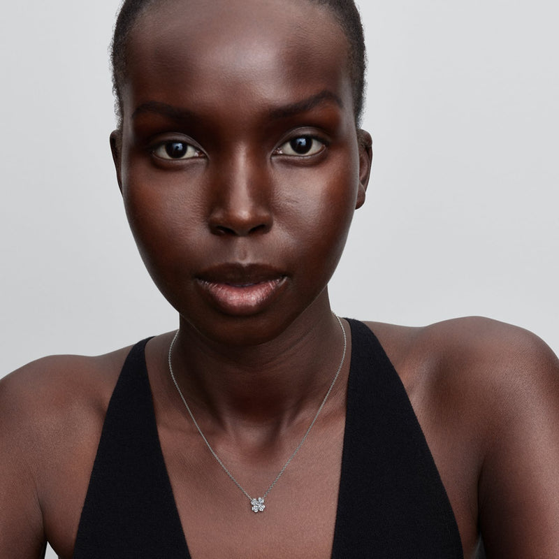 Pandora Timeless Funkelnder Glücksklee Anhänger Halskette 394502C01-45-zoom-