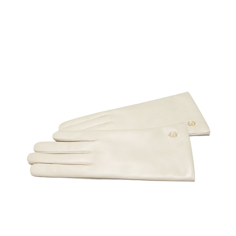 Isabel Bernard Honoré Eleanor Cream Ziegenfell Leder Handschuhe IB67000-372-8-zoom-