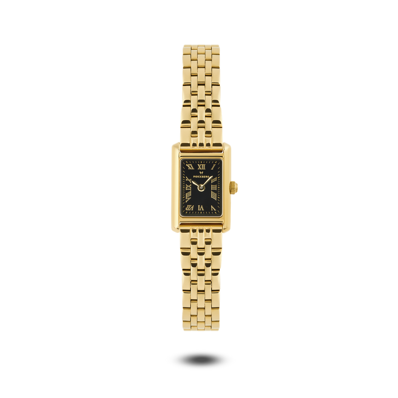 Mockberg Timeless Petite Gold Noir Women's Watch MB1775-zoom-