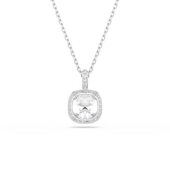 Swarovski Una Angelic Cushion Silver-Tone Necklace 5754340
