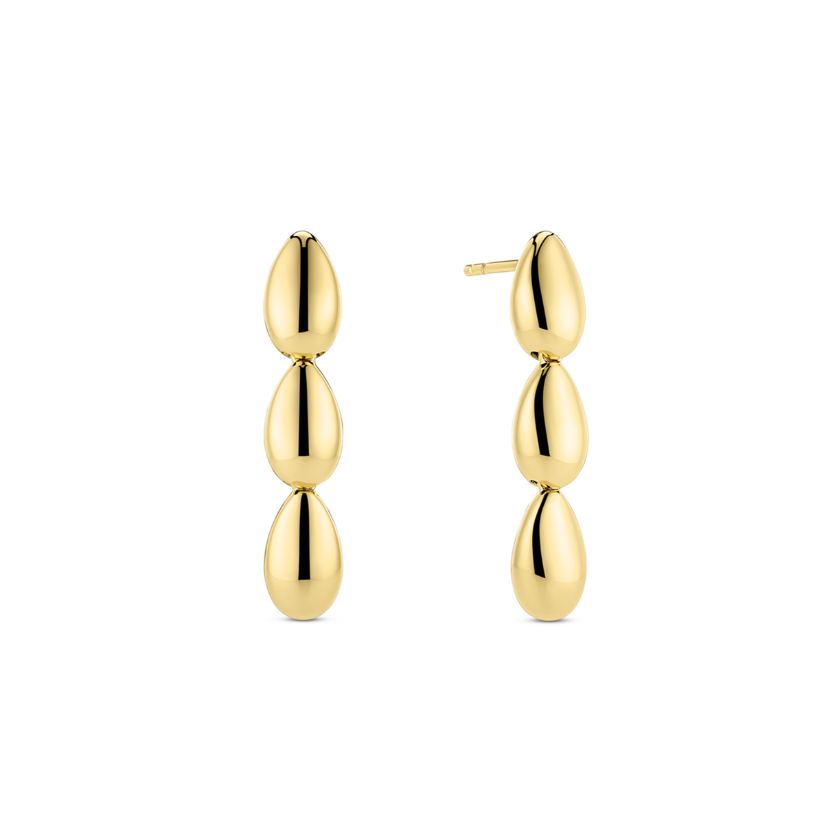 Sif Jakobs Goccia Tre Pianura Gold Plated Earrings SJ-E2592-YG