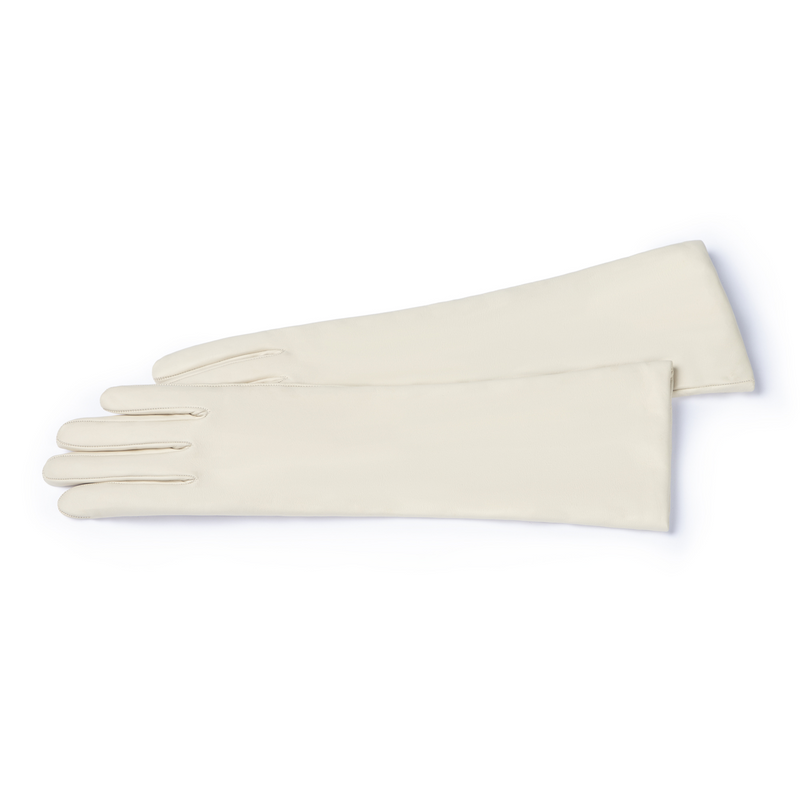 Isabel Bernard Honoré Estelle cremefarbene Lederhandschuhe aus Ziegenleder IB67005-372-7-zoom-
