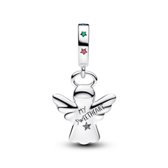 Pandora Moments 925 Sterling Silver Gingerbread Angel Dangle Charm 794247C01