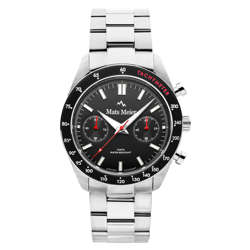Mats Meier Arosa Racing herren Uhr Silber MM50010-zoom-