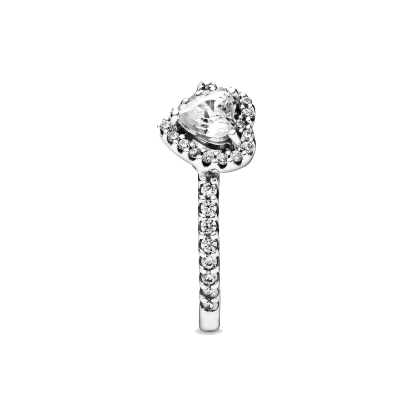 Pandora Stories 925 Sterling Silver Heart Ring 198421C01-52 (size: 52)