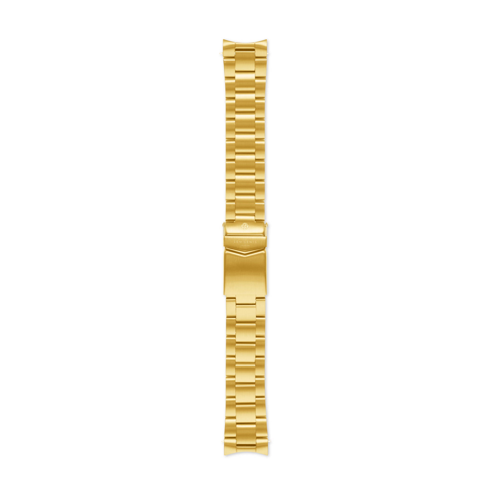 Sem Lewis Lundy Island Diver Strap 20mm Gold-coloured SL620015