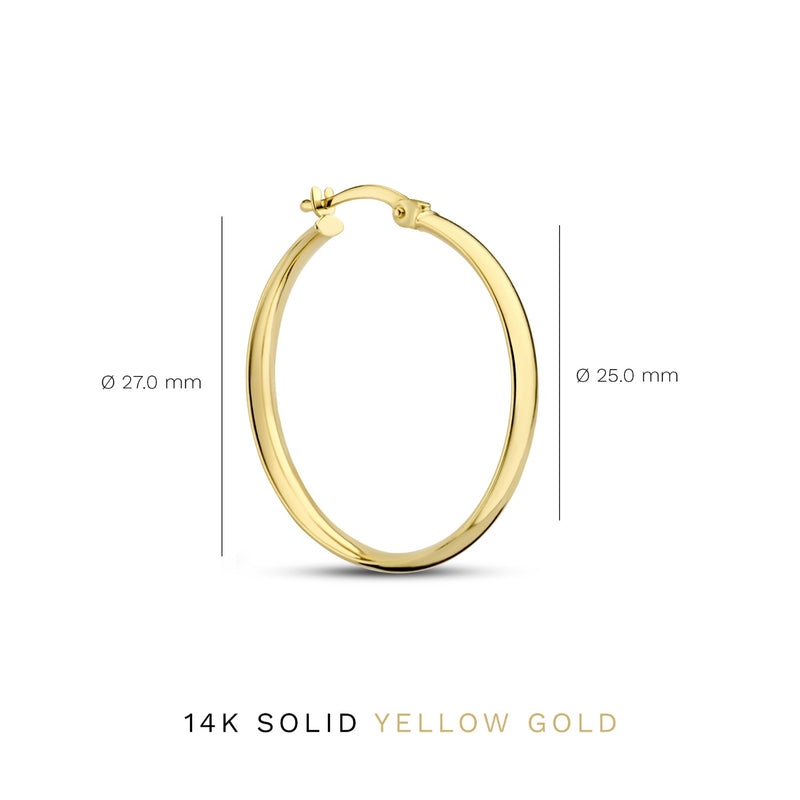 Isabel Bernard Cadeau d'Isabel 14 Karat | Gold Ohrringe Set IB90149-zoom-