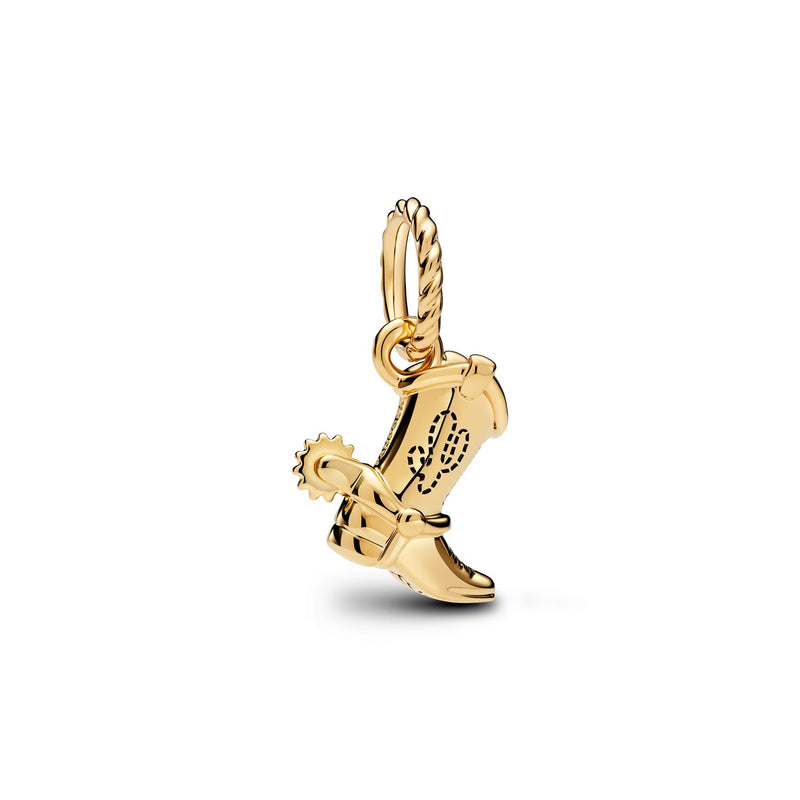 Pandora Disney Vergoldeter Disney Pixar Toy Story Cowboy-Stiefel Charm 764606C01-zoom-