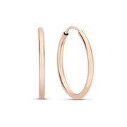 Isabel Bernard La Concorde Cerise 14 Karat | Roségold Reif-Ohrringe IB360162