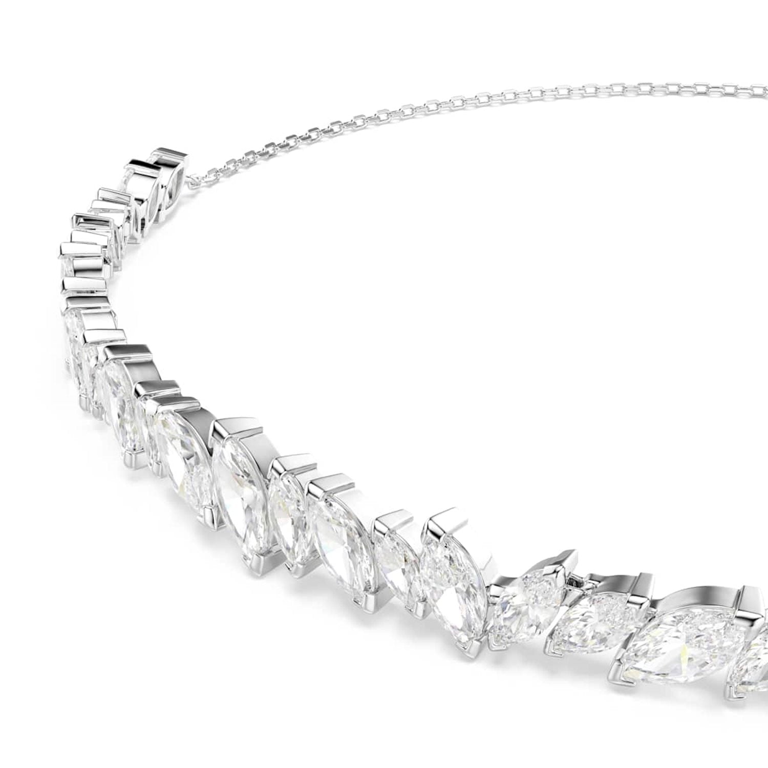 Swarovski Mesmera Glam Silver-Tone Choker Necklace 5755905