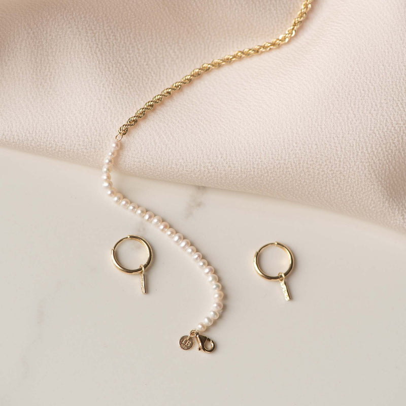 Isabel Bernard Rivoli Laura 14 Karat | Gold Reif-Ohrringe IB360150-zoom-