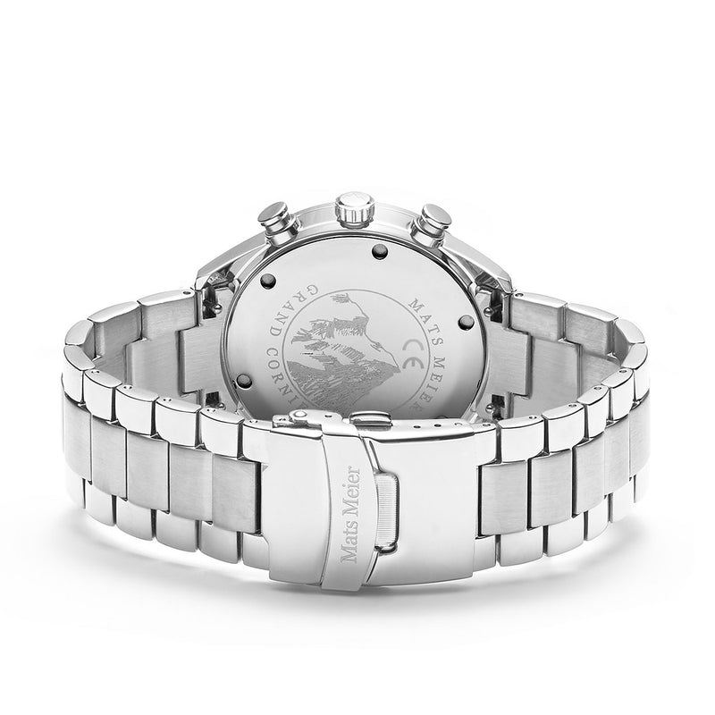 Mats Meier Grand Cornier Chrono Blauw/Silberfarbene Uhr MM00108-zoom-